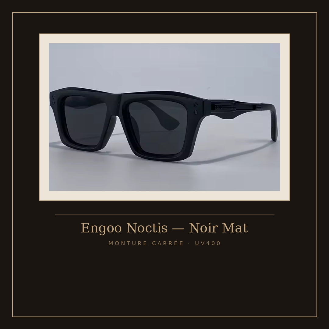 Engoo Noctis — Lunettes de soleil, monture épaisse