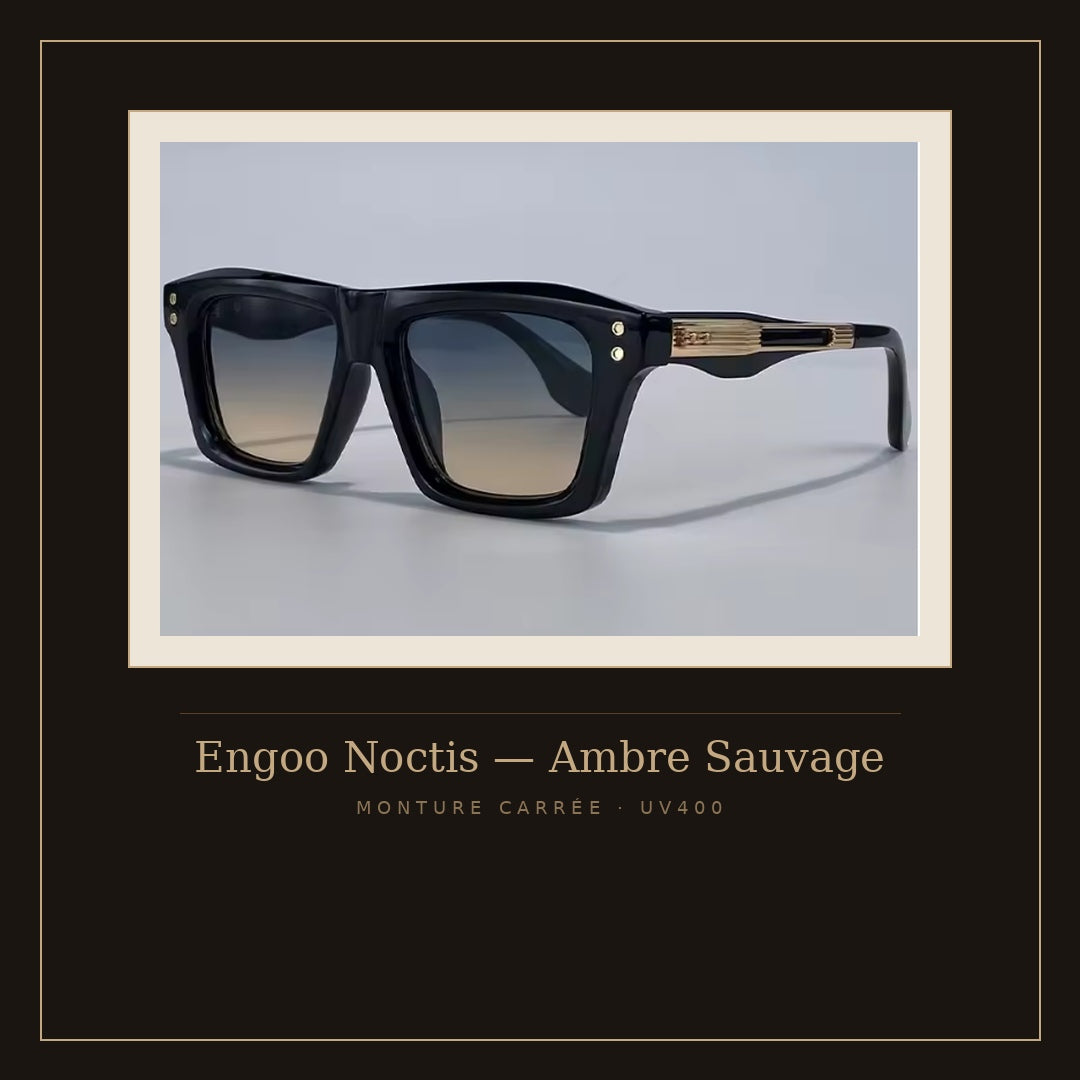 Engoo Noctis — Lunettes de soleil, monture épaisse