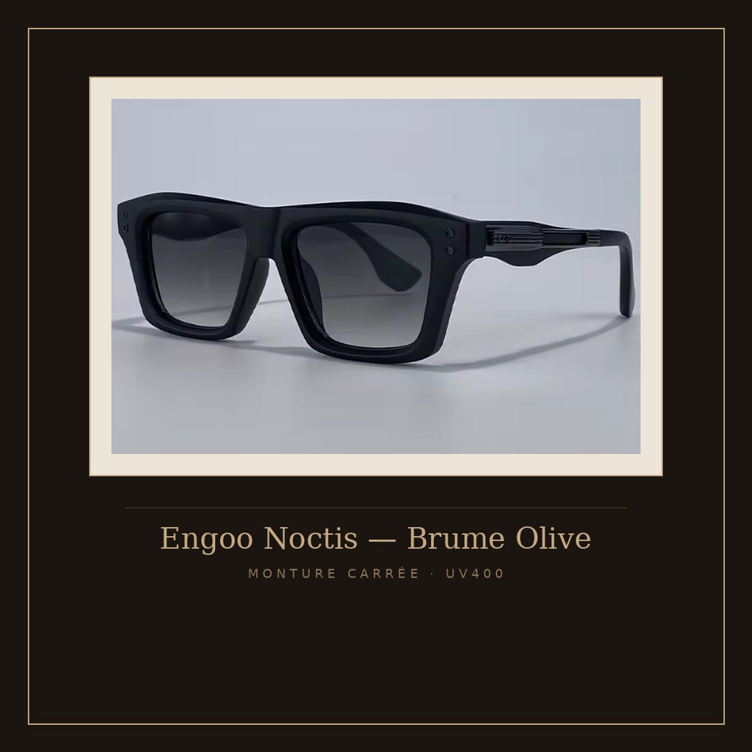 Engoo Noctis — Lunettes de soleil, monture épaisse