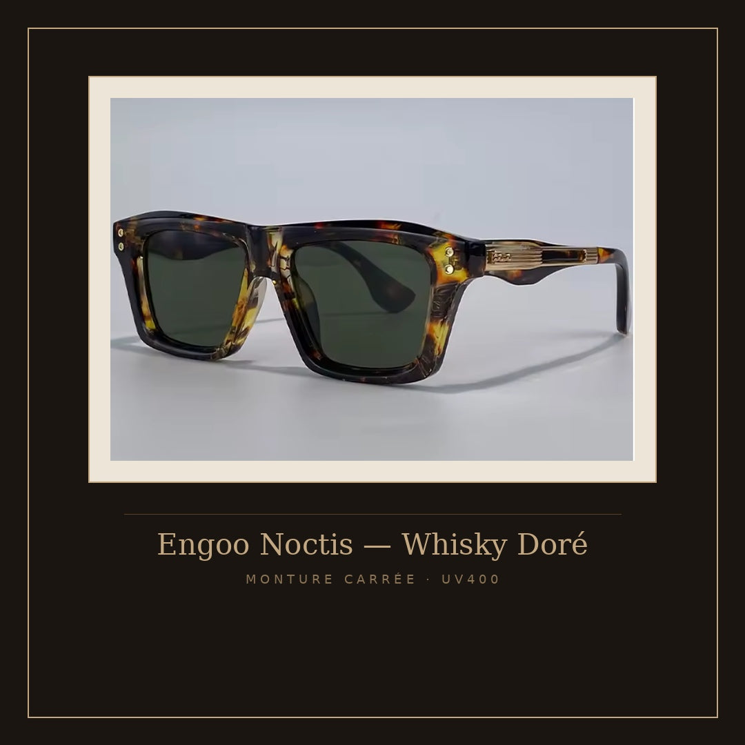Engoo Noctis — Lunettes de soleil, monture épaisse